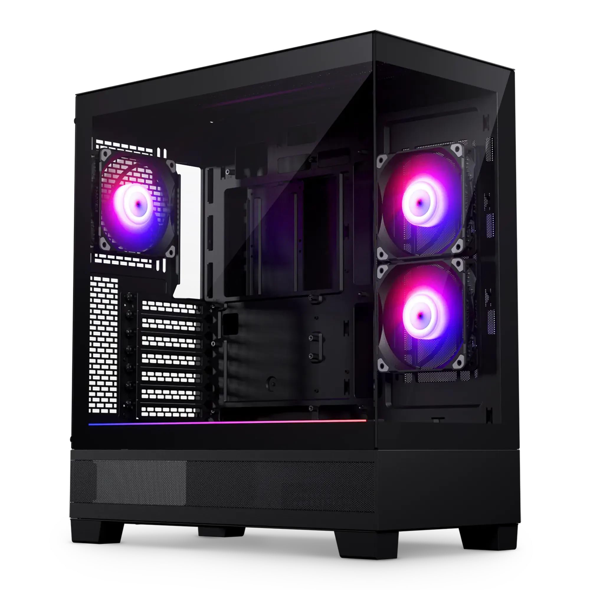 Skyrim S3 Panoramic Sunroof Chassis with 4 RGB Fans, ATX/M-ATX/ITX, S/360 Radiator, GPU S/400MM Length - White