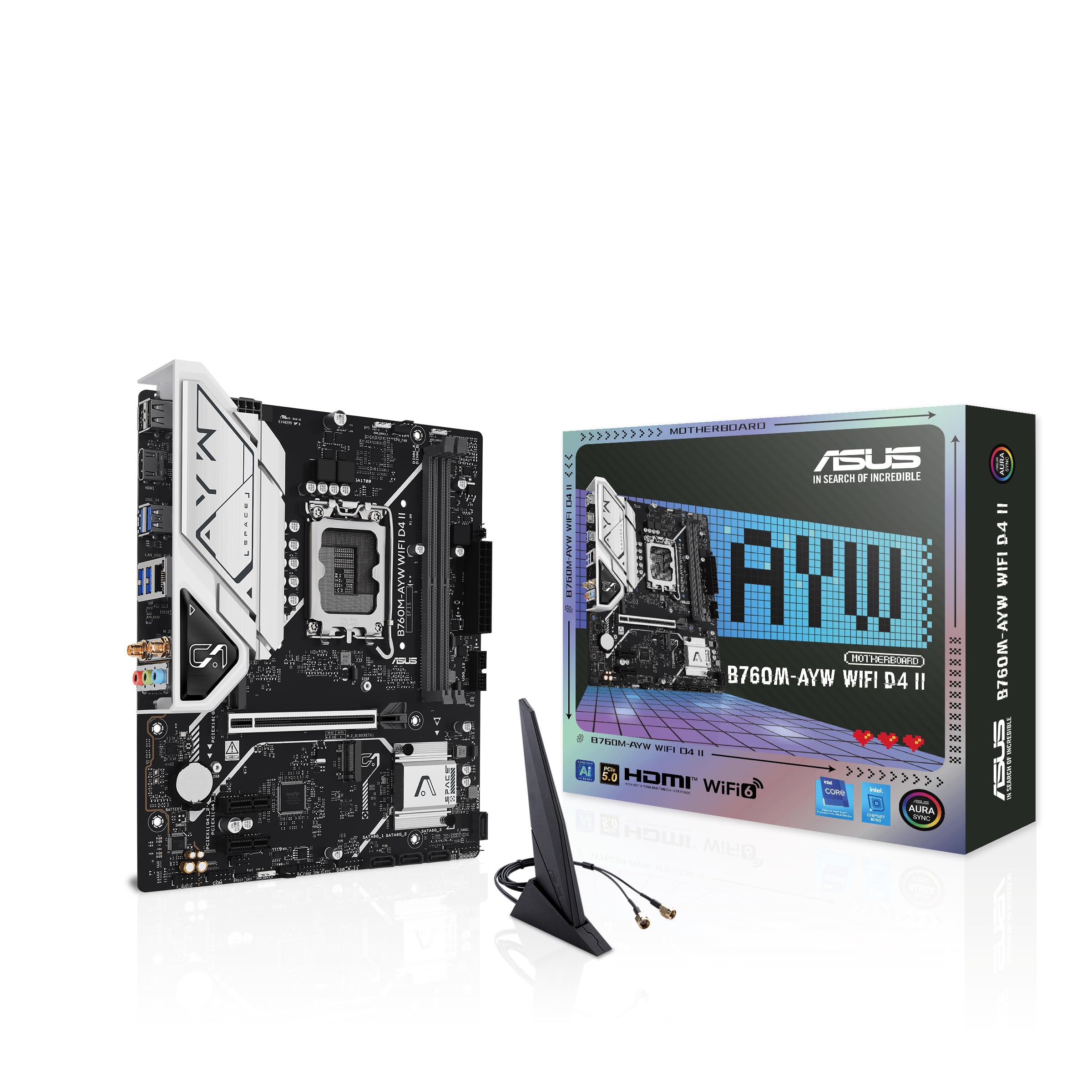 MSI B760M-B DDR4 LGA 1700 64GB HDMI mATX Motherboard