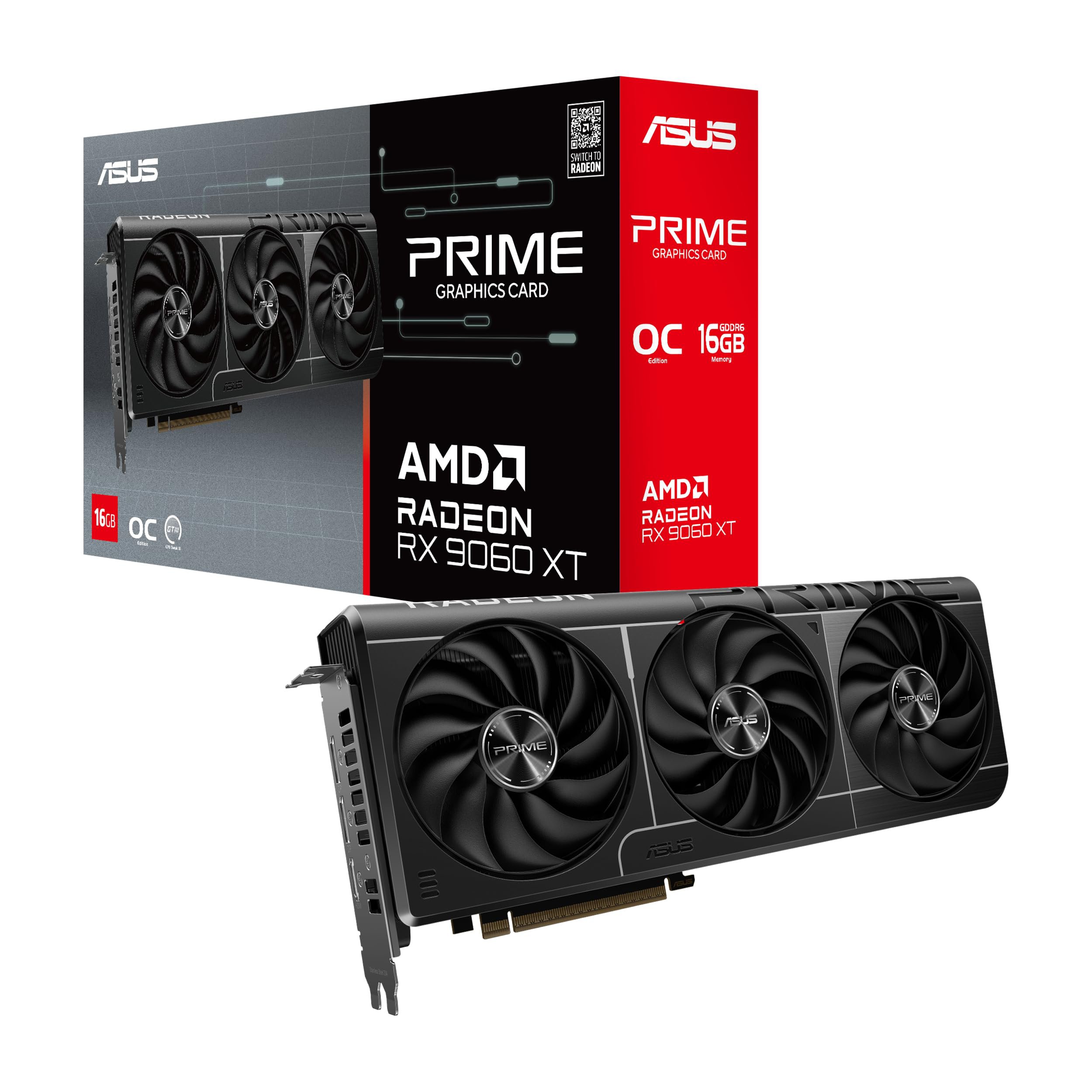 ASUS Prime Radeon RX 9070 OC Edition 16GB GDDR6 Graphics Card