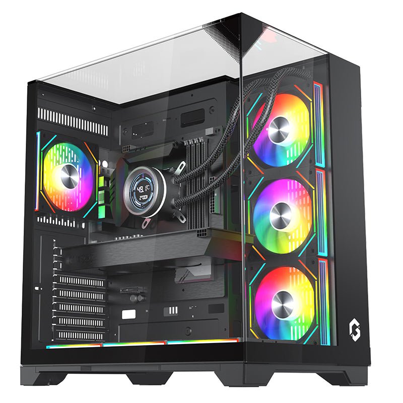 GAMEON Valkyrie I Series Mid Tower Gaming Case - Black