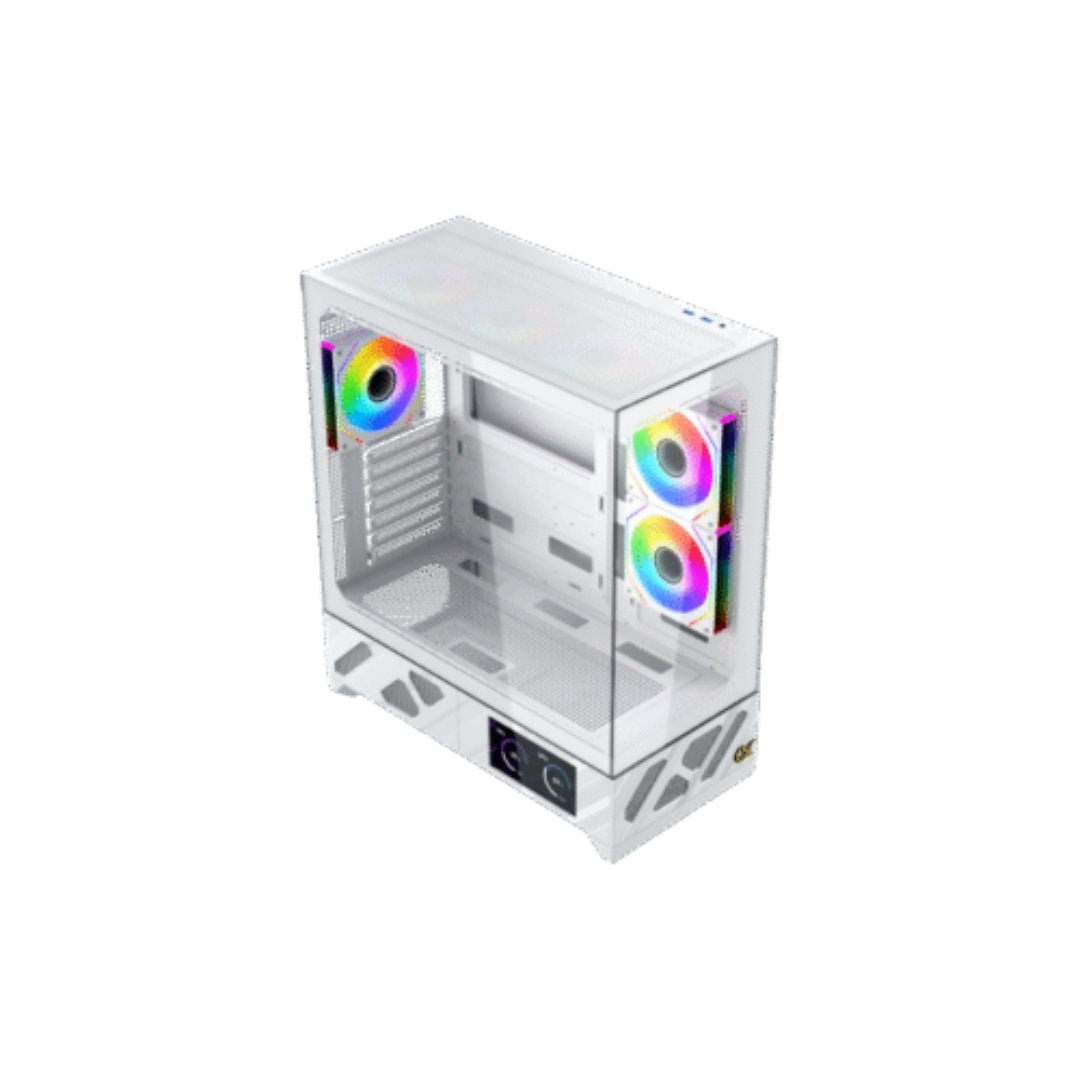 Xigmatek Alphard Arctic E-ATX Mid-Tower Case - White