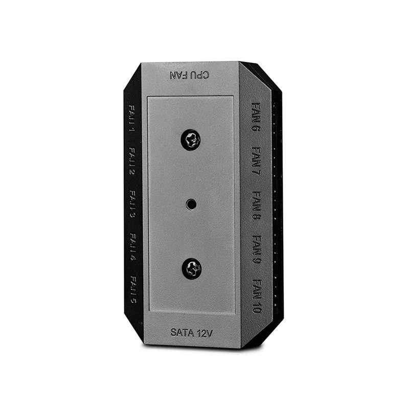 DEEPCOOL FH-04 Hub 1 TO 4 Case Fan Small 4p Power Supply hub Intelligent Speed Regulation With Mounting Sticker