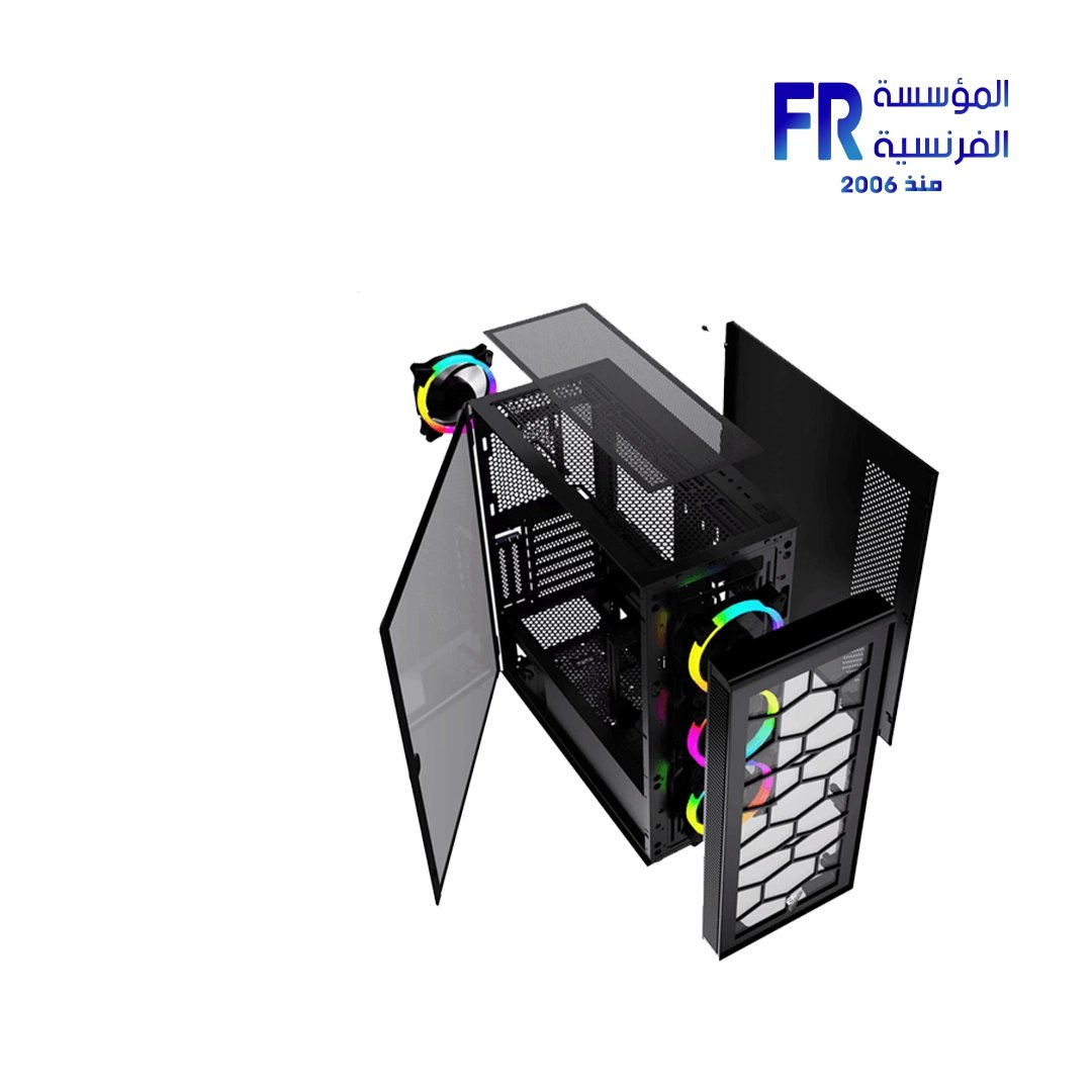 Fantech AERO XL CG81 Full Tower Case - Black