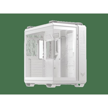 ASUS TUF Gaming GT502 ATX Glass Mid Tower Gaming Case, Four ARGB Case Fans - White