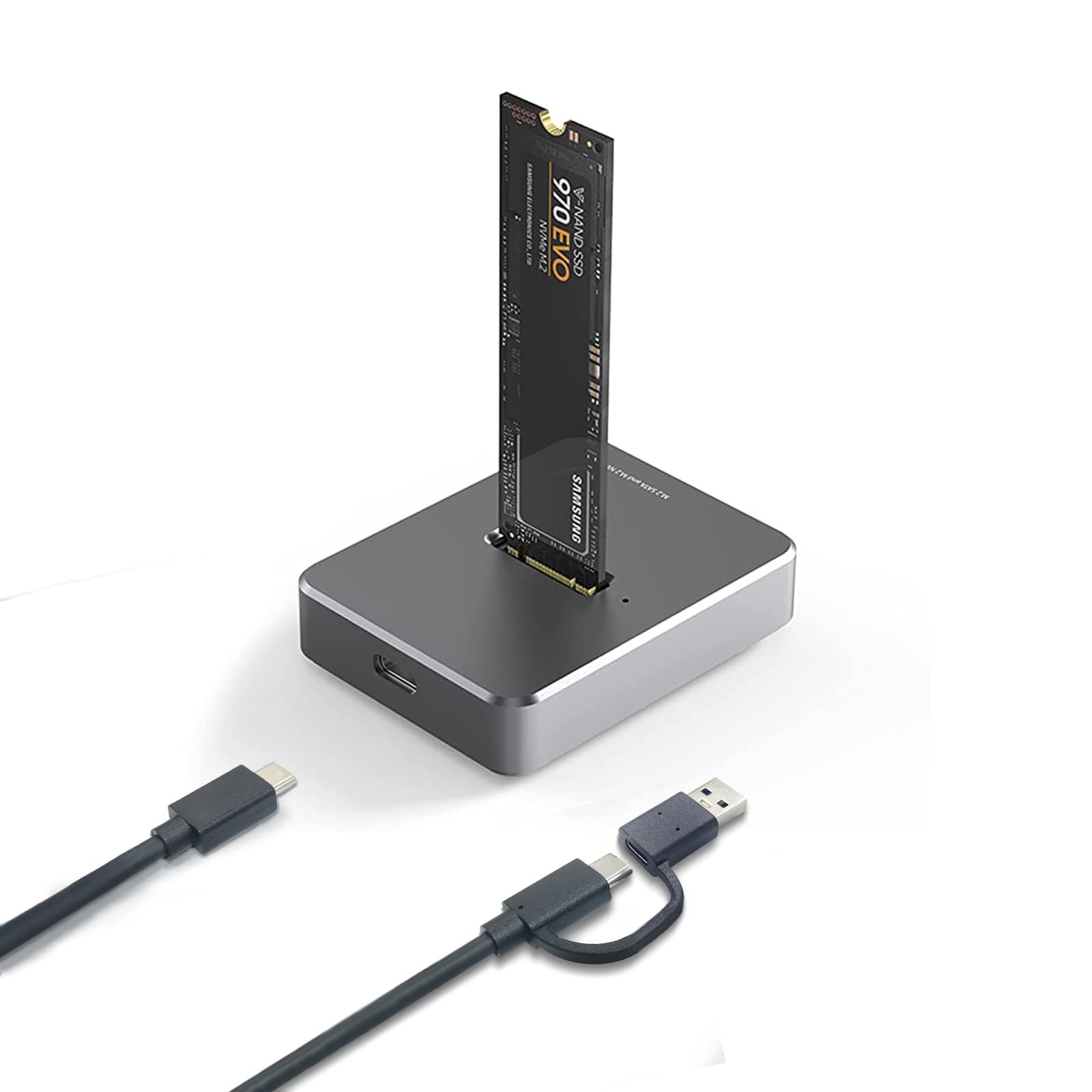 Zoravson NVMe and M.2 SSD Docking Station Aluminum 10Gbps