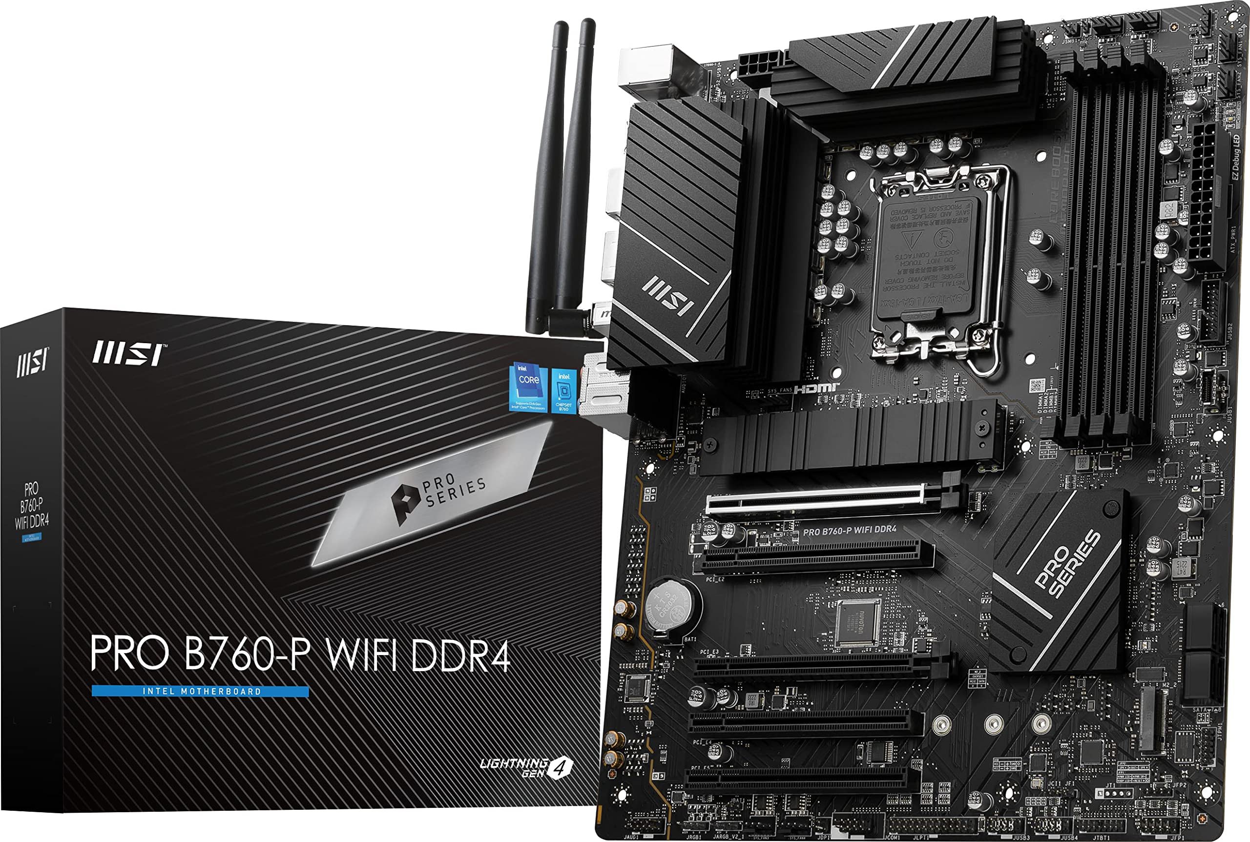 MSI PRO B760M-E DDR4 Motherboard