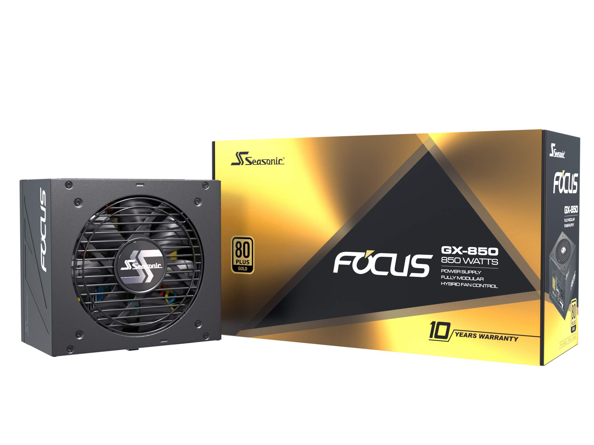 Seasonic Focus GX-850 (850W, Gold, Fully Modular)