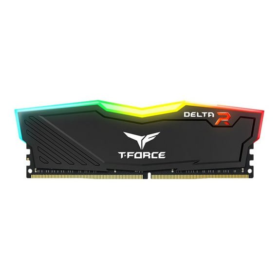 TEAMGROUP T-Force Delta RGB DDR4 16GB (2x8GB), 3600Mhz, 288 Pin DIMM - Black