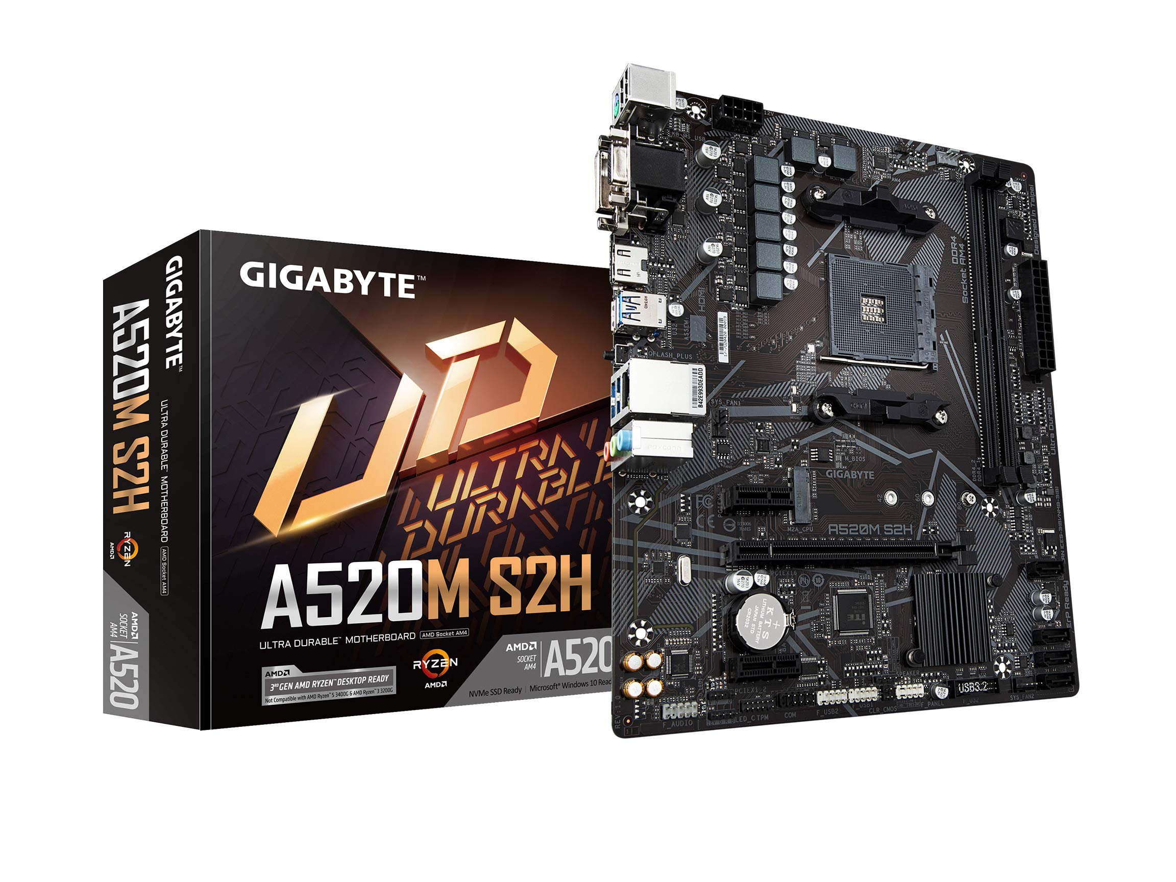 Gigabyte B550M AORUS Elite AMD Socket AM4 Micro ATX DDR4-SDRAM, Realtek GbE LAN