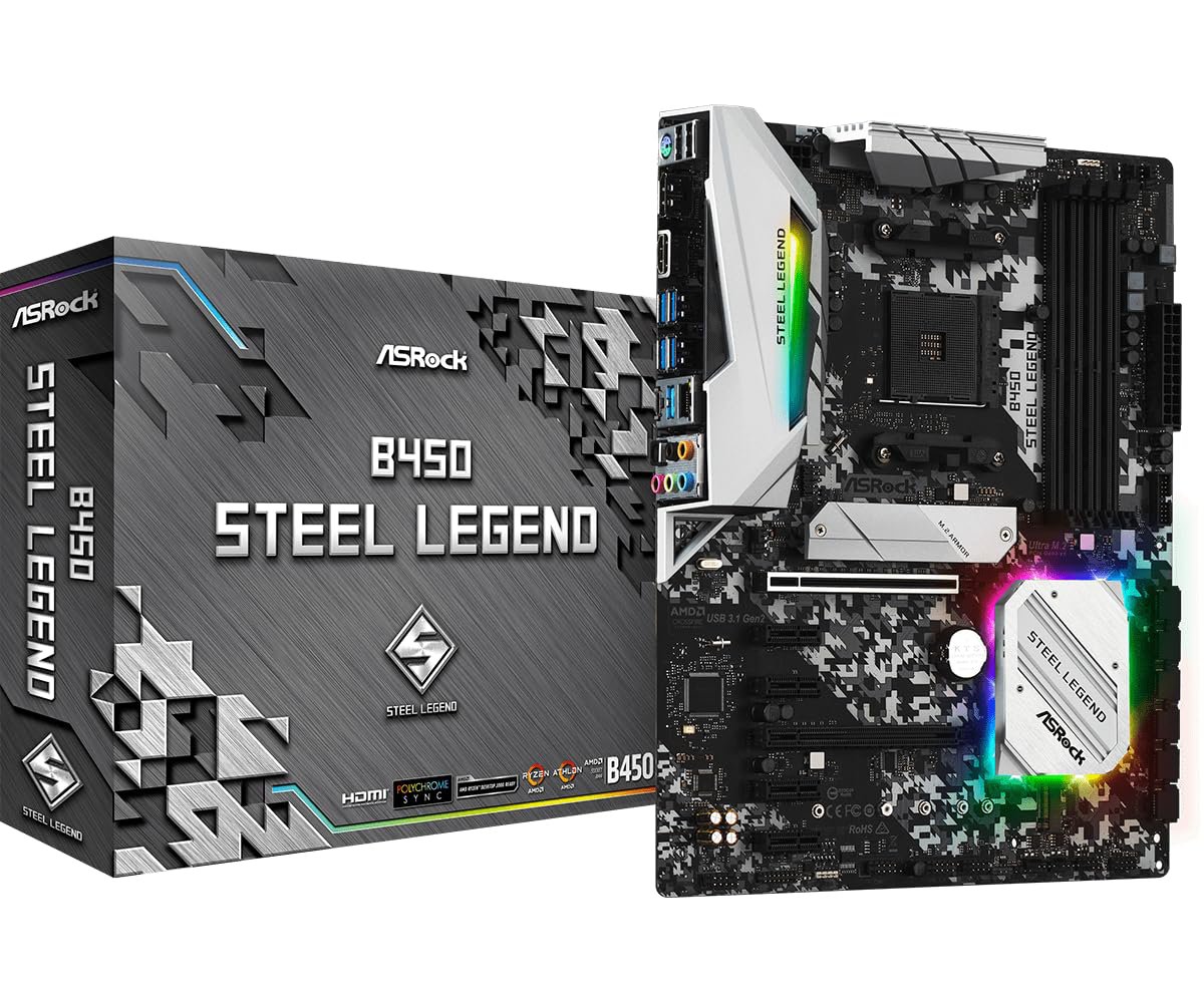 ASRock B450 Steel Legend Socket AM4