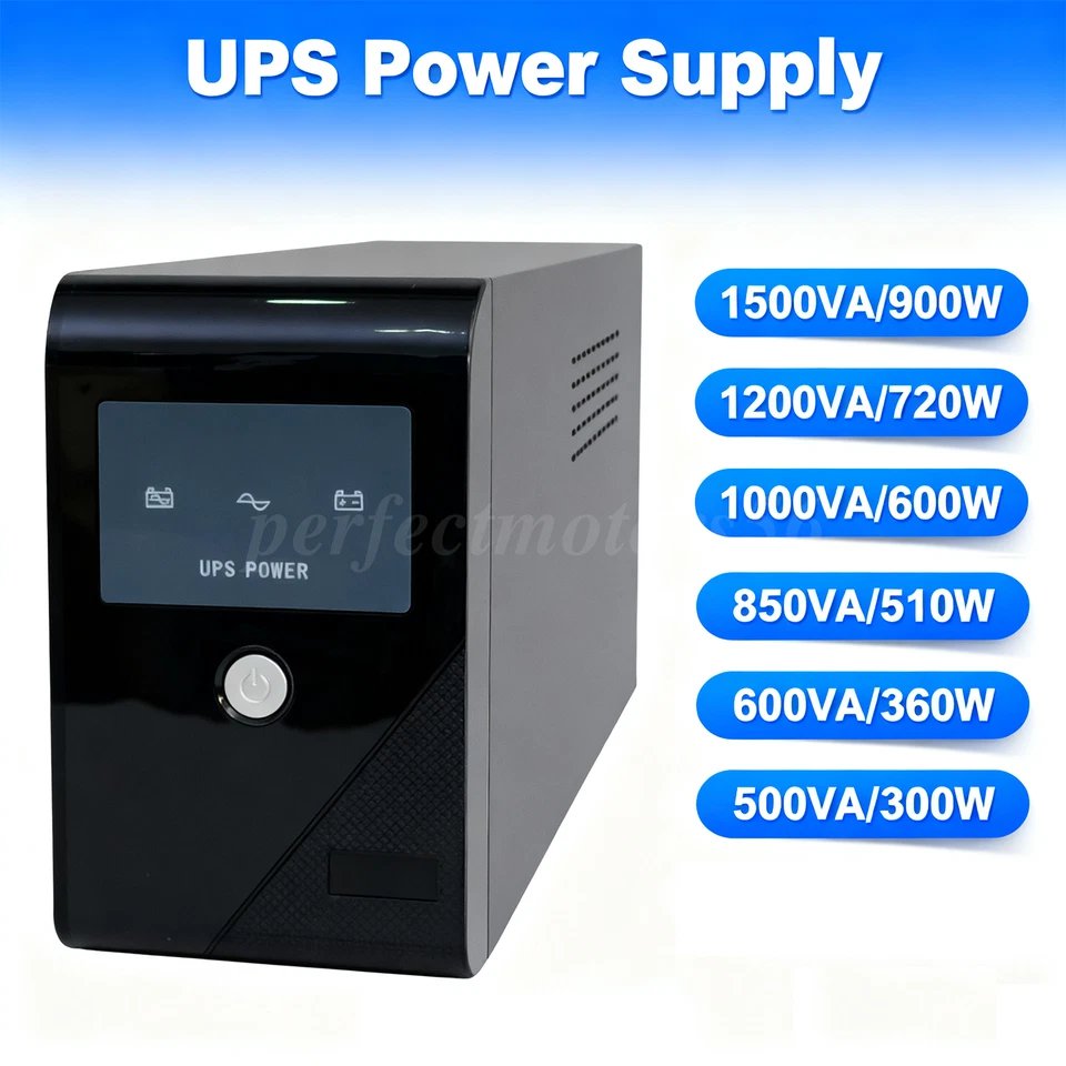 Kstar Uninterruptible Power Supply 1500VA/900W UPS Offline Battery 2X 12V/9AH