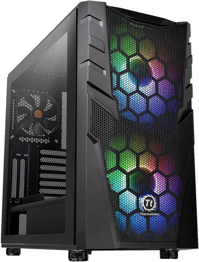 Thermaltake Commander C32 TG Motherboard Sync ARGB ATX Mid Tower Computer Chassis