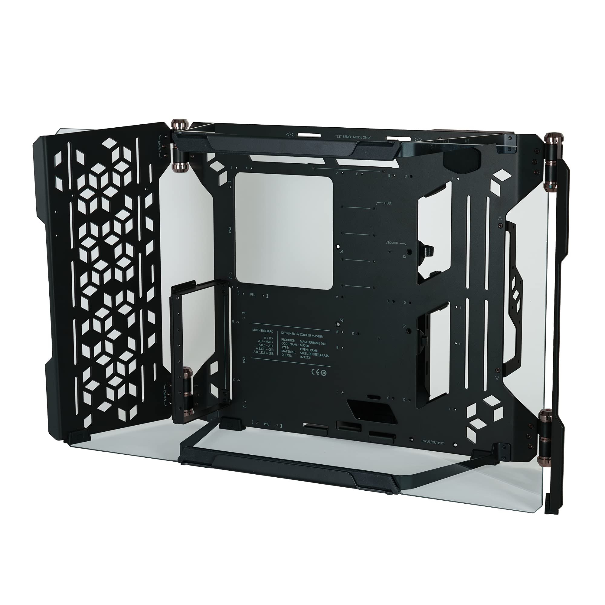 Cooler Master MasterFrame 700 Customizable Open-air Frame PC Case