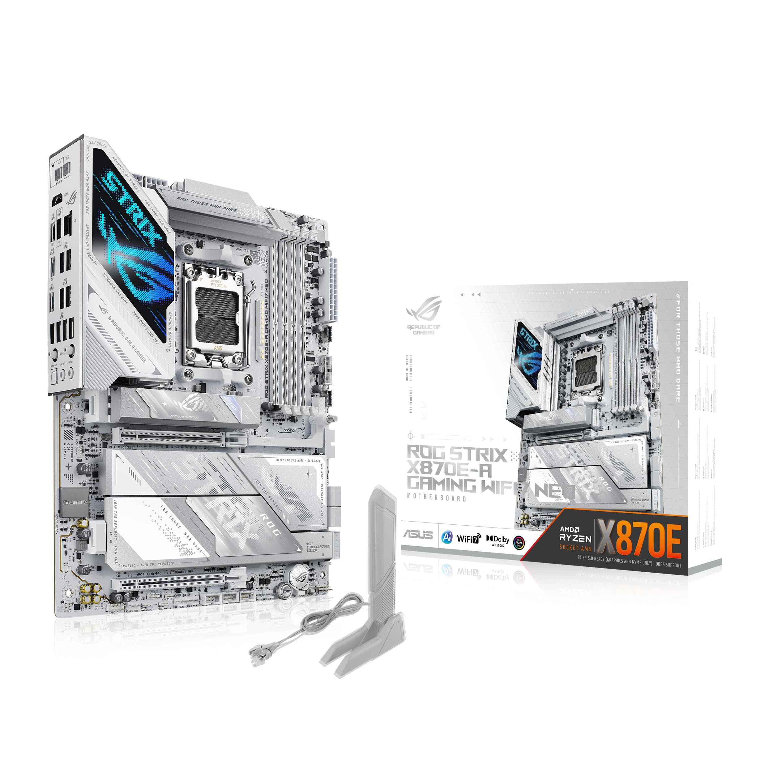 Asus Rog Strix X870-A Gaming WiFi With WiFi 7 DDR5