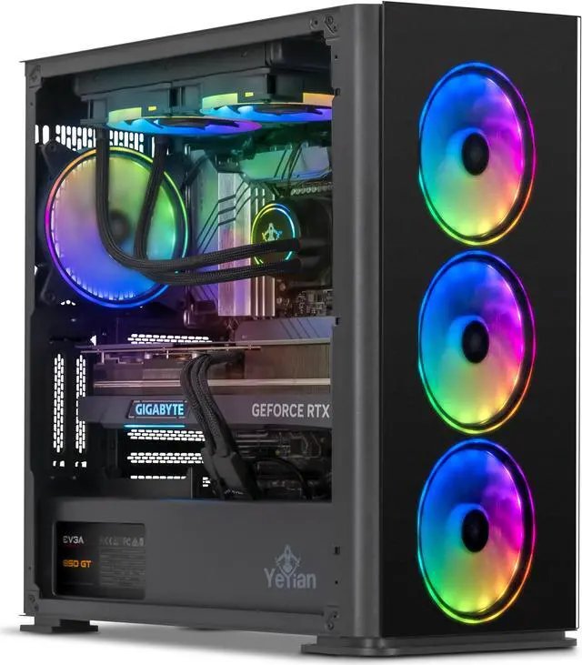 Gaming PC — Core i5-14600KF · 16GB DDR4 RAM · RTX 4060 8GB · 1TB NVMe SSD