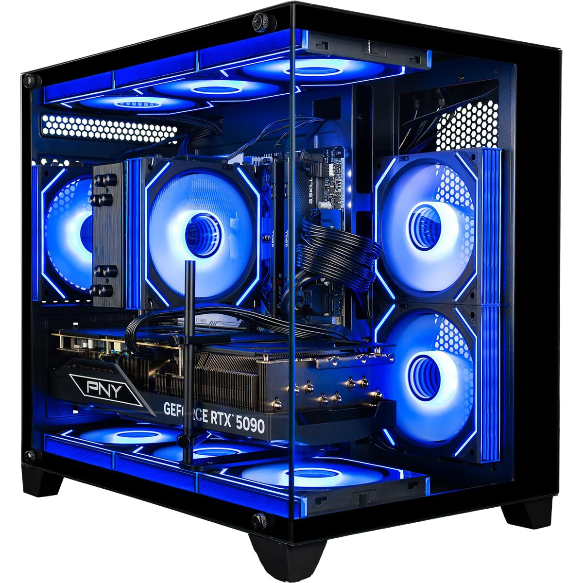 Gaming PC — Ryzen 7 9800X3D · 32GB DDR5 RAM · RX 9060 XT OC 16GB · 1TB NVMe SSD