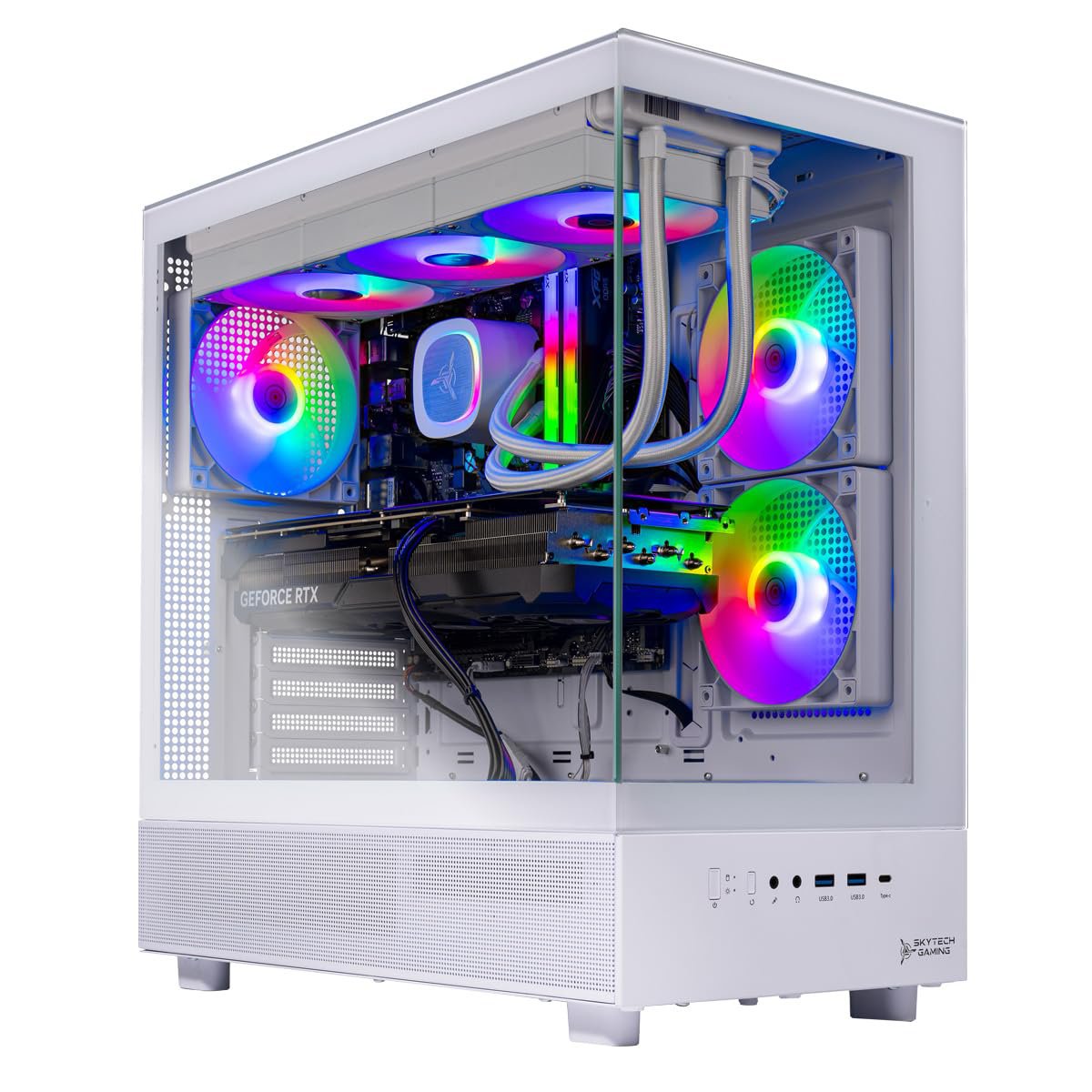 Gaming PC — Ryzen 7 9800X3D · 16GB DDR5 RAM · RTX 5060 Ti OC 16GB · 1TB NVMe SSD