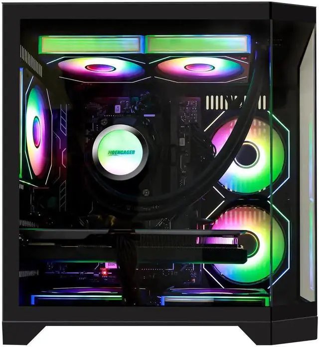 Gaming PC — Ryzen 7 7800X3D · 16GB DDR5 RAM · RX 9060 XT OC 16GB · 1TB NVMe SSD