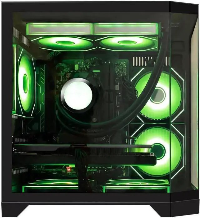 Gaming PC — Ryzen 5 9600X · 16GB DDR5 RAM · RX 9060 XT OC 16GB · 1TB NVMe SSD