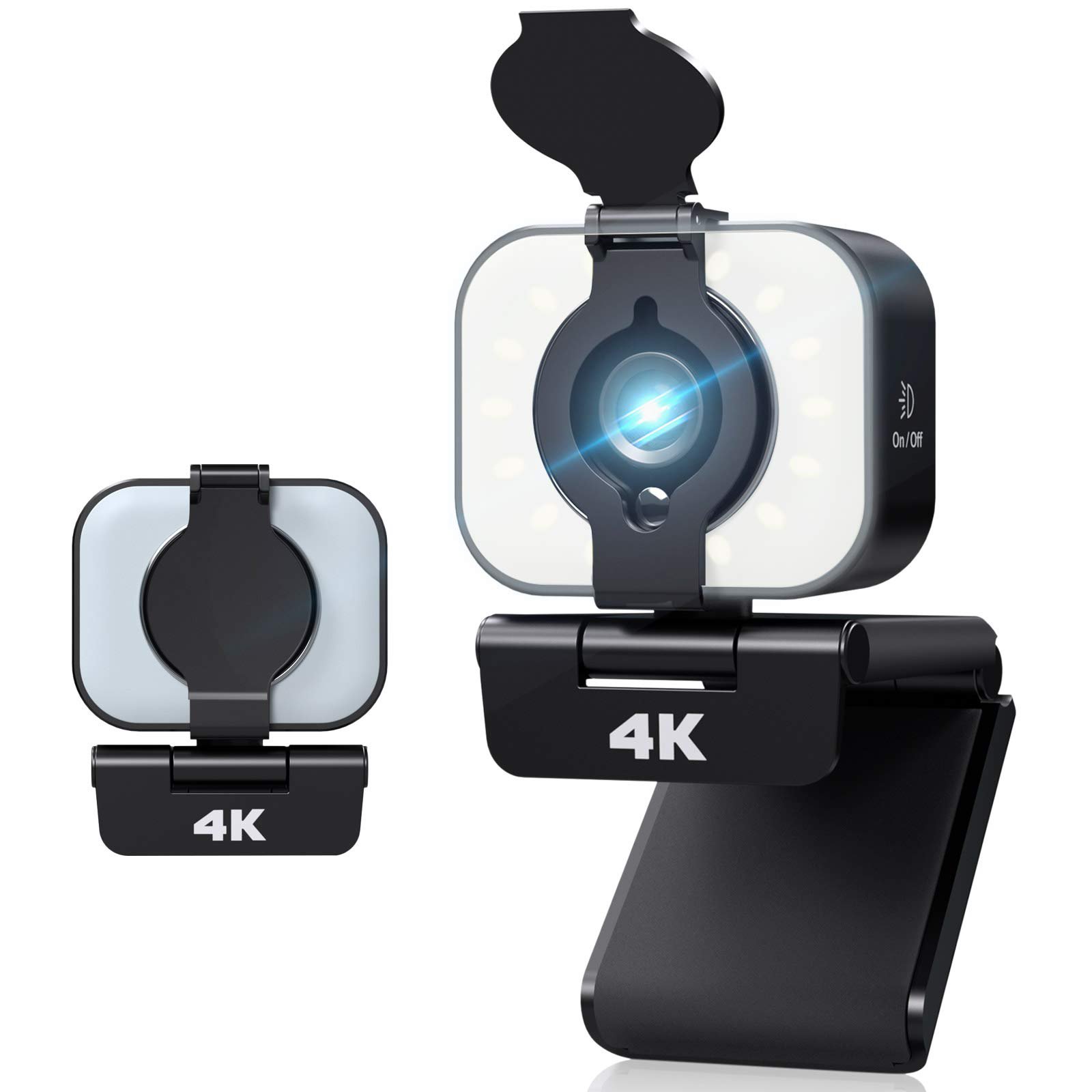 1080p HD Low Quality Webcam with Built in Microphone and Adjustable Fill Light for PC and Laptop