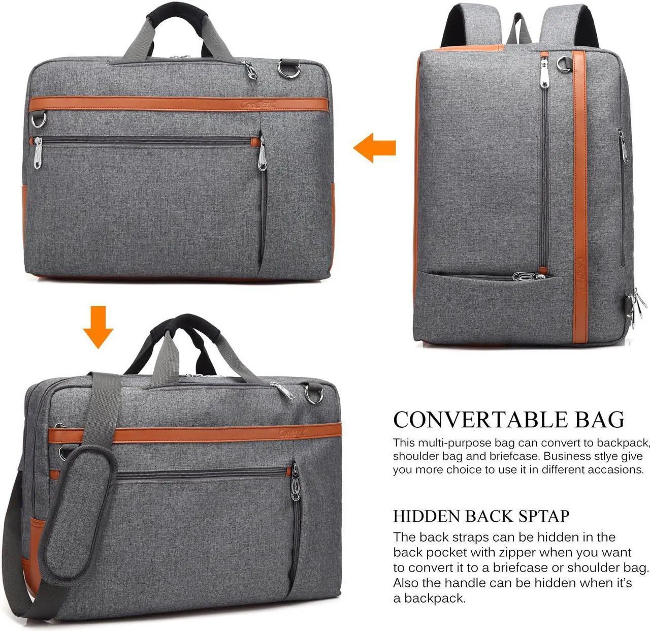 COOLBELL CB-2015 15.6 Inch Laptop Carrying Bag Business Briefcase Waterproof Messenger Bag
