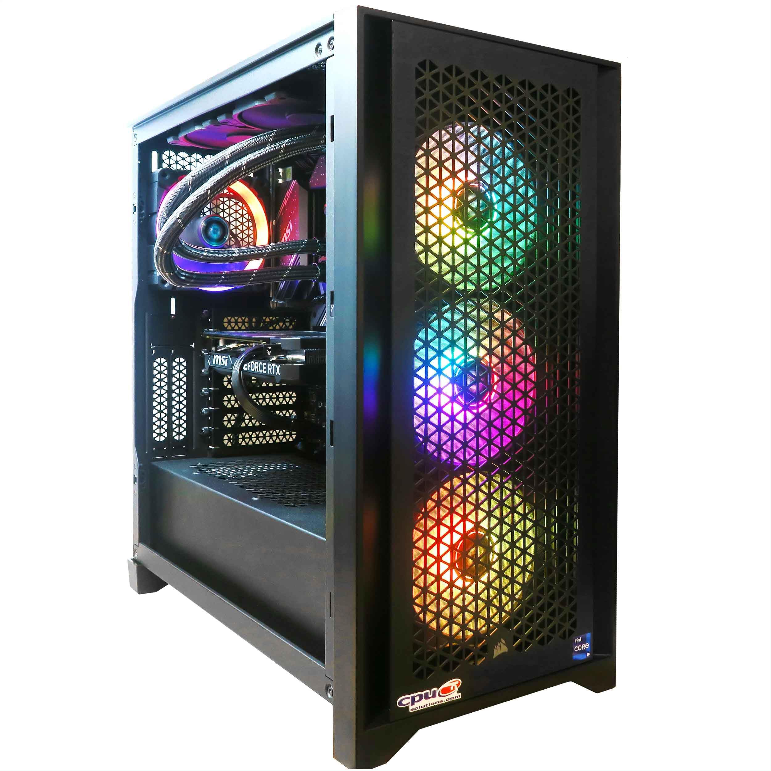 Gaming PC — Core i7-14700KF · 16GB RAM DDR5 · RTX 5070 OC 12GB · 1TB NVMe SSD