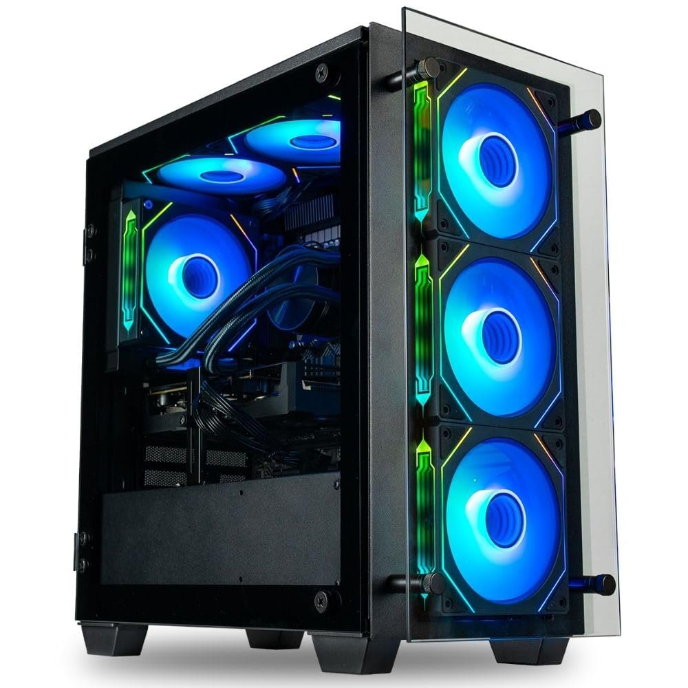 Gaming PC — Core i5-14600KF · 16GB RAM DDR5 · RTX 5060 Ti OC 16GB · 1TB NVMe SSD