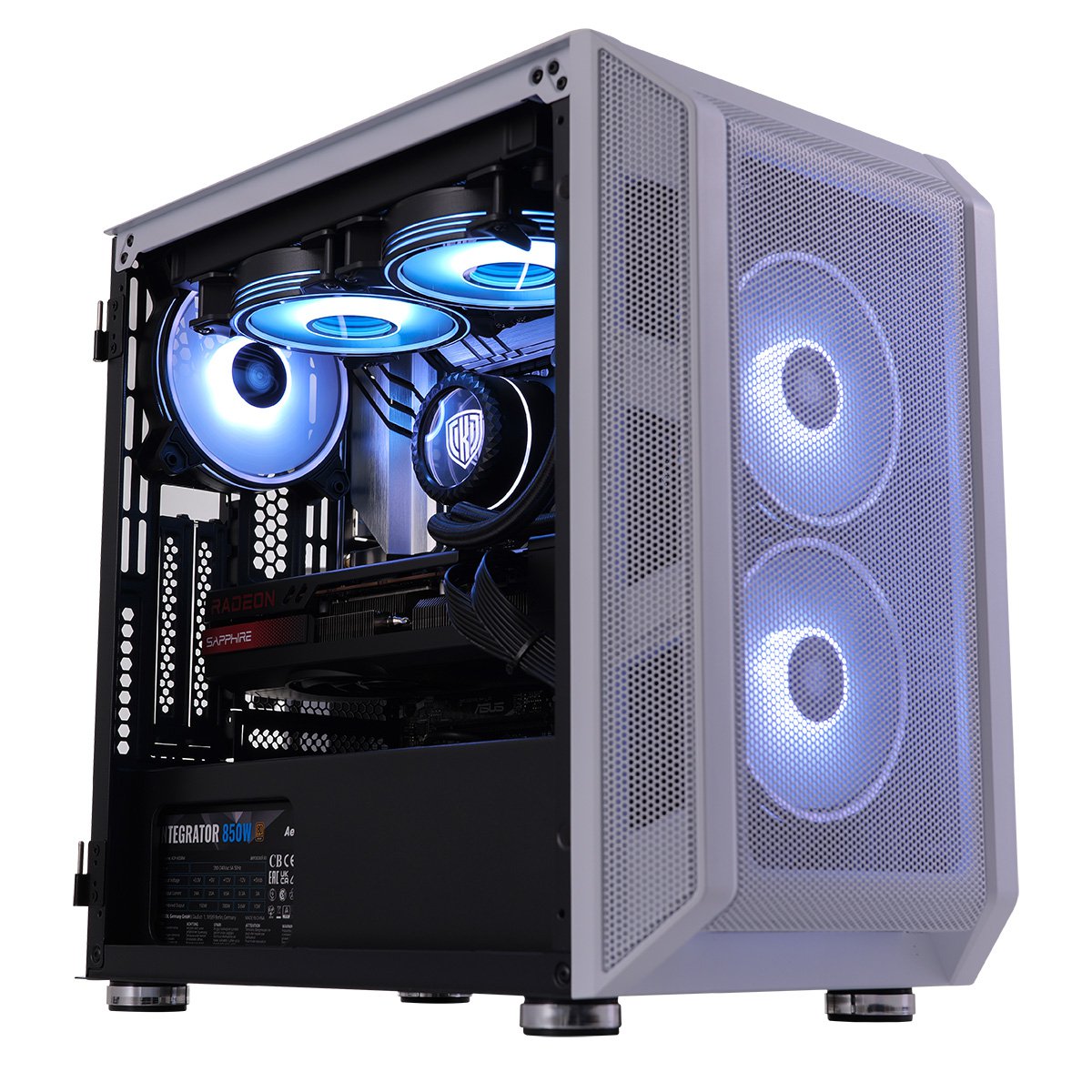 Gaming PC — Core i5-14600KF · 16GB RAM DDR4 · RX 7700 XT OC 12GB · 1TB NVMe SSD