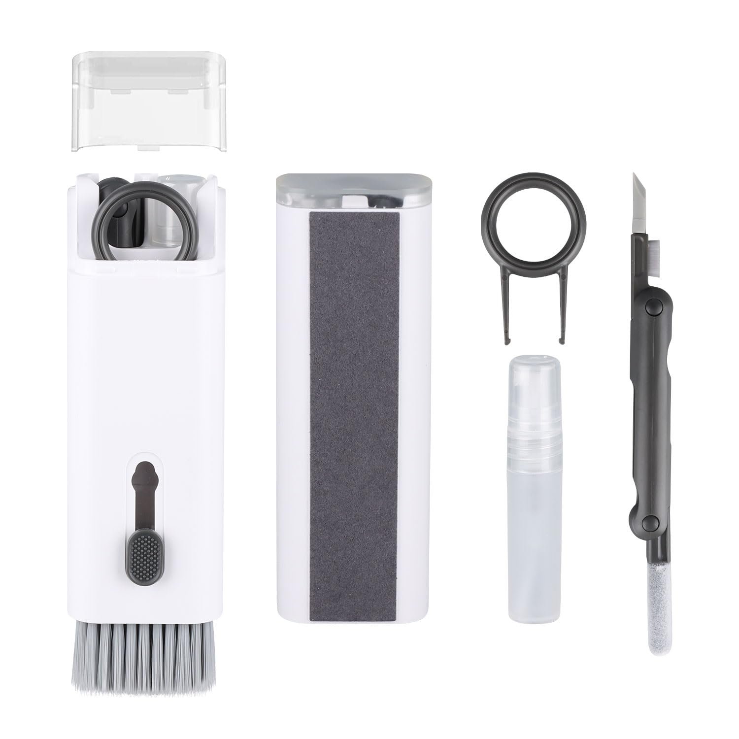 21 in 1 Multifunctional Cleaner for Cellphone Airpods Cleaner Kit for AirPods Keyboard Laptop PC Monitor - Black