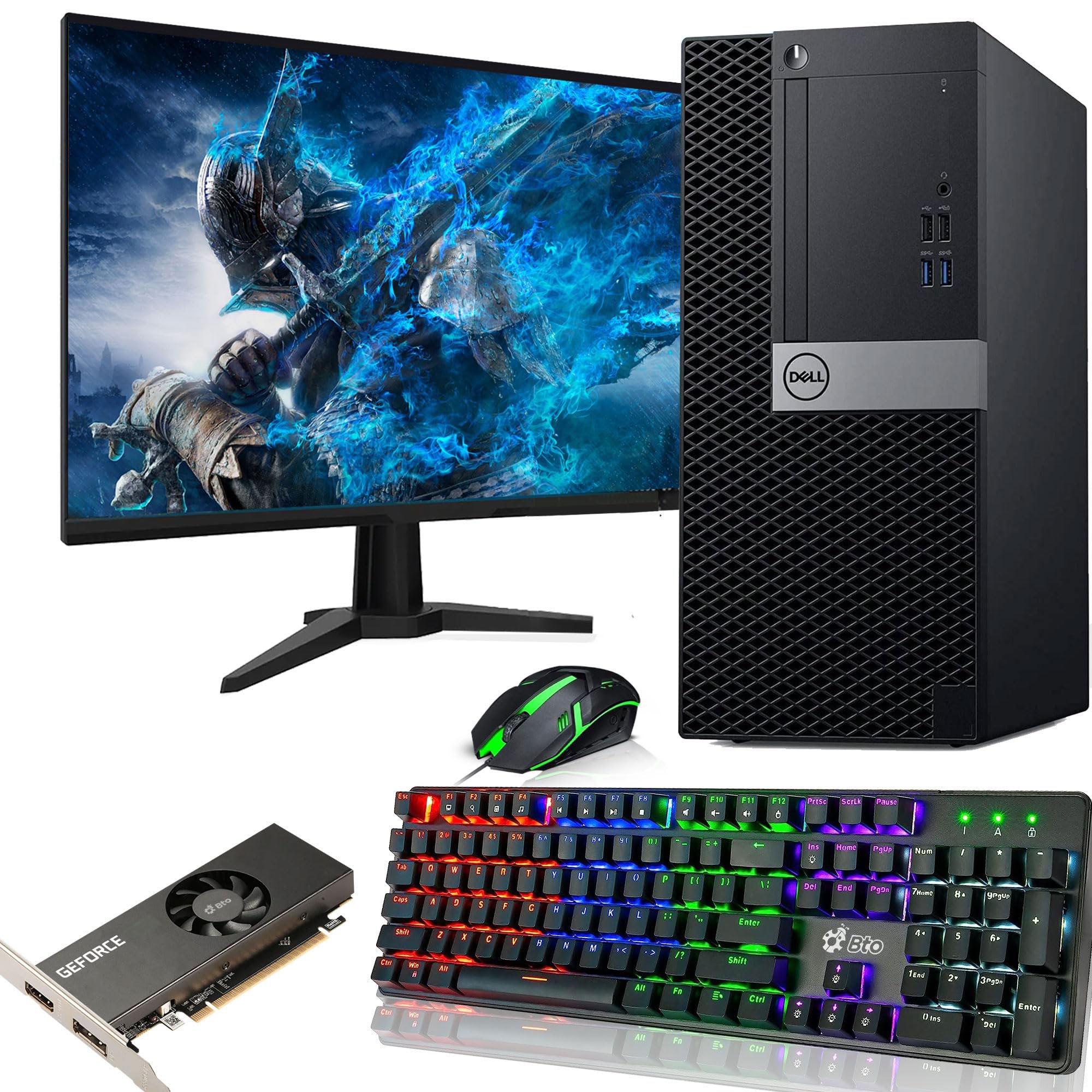 Gaming PC — Ryzen 5 5500 · 32GB RAM 3600MHz · GTX 1050 Ti 4GB · 512GB NVMe SSD
