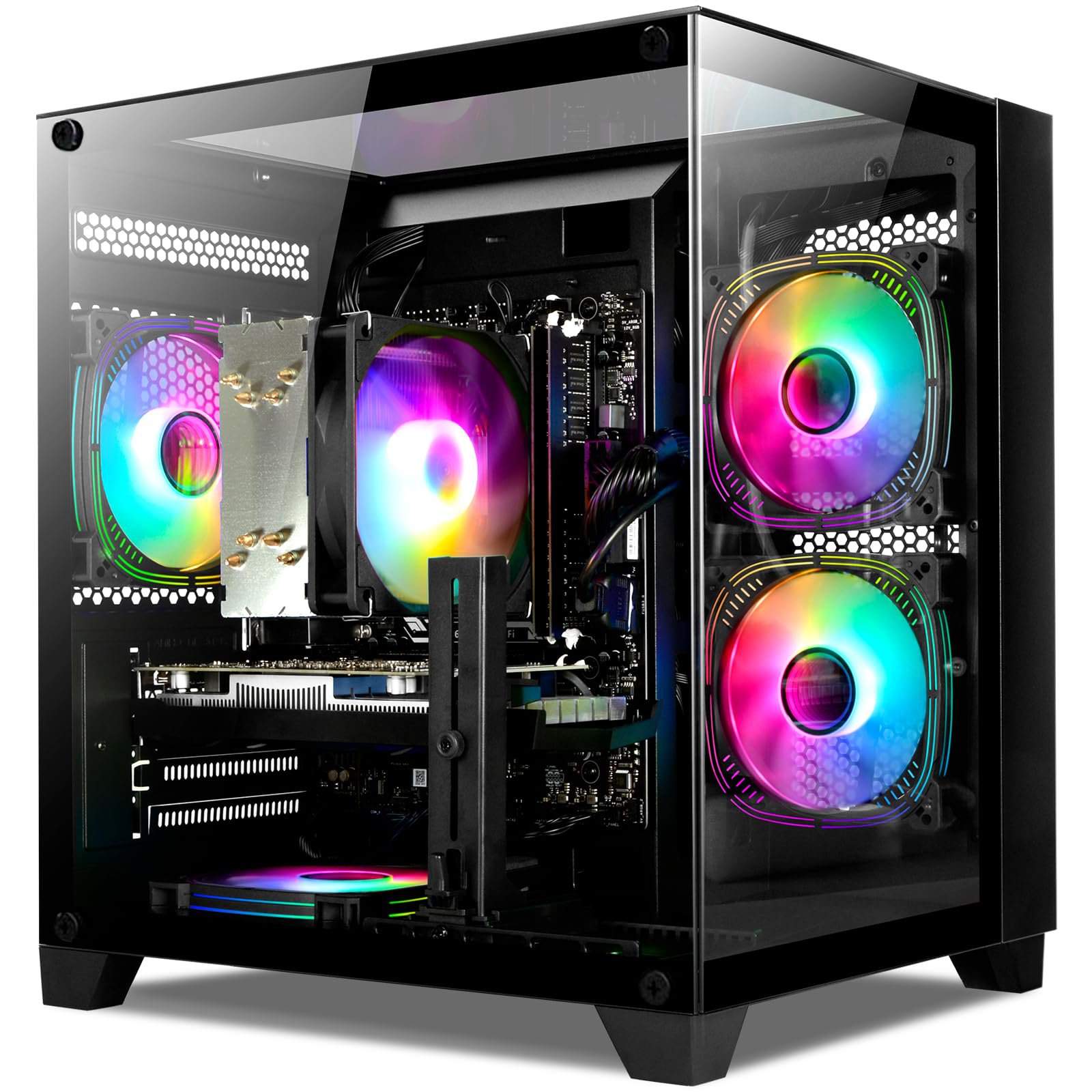 Gaming PC — Ryzen 5 5500 · 32GB RAM 3600MHz · RTX 4060 Ti 8GB · 512GB NVMe SSD