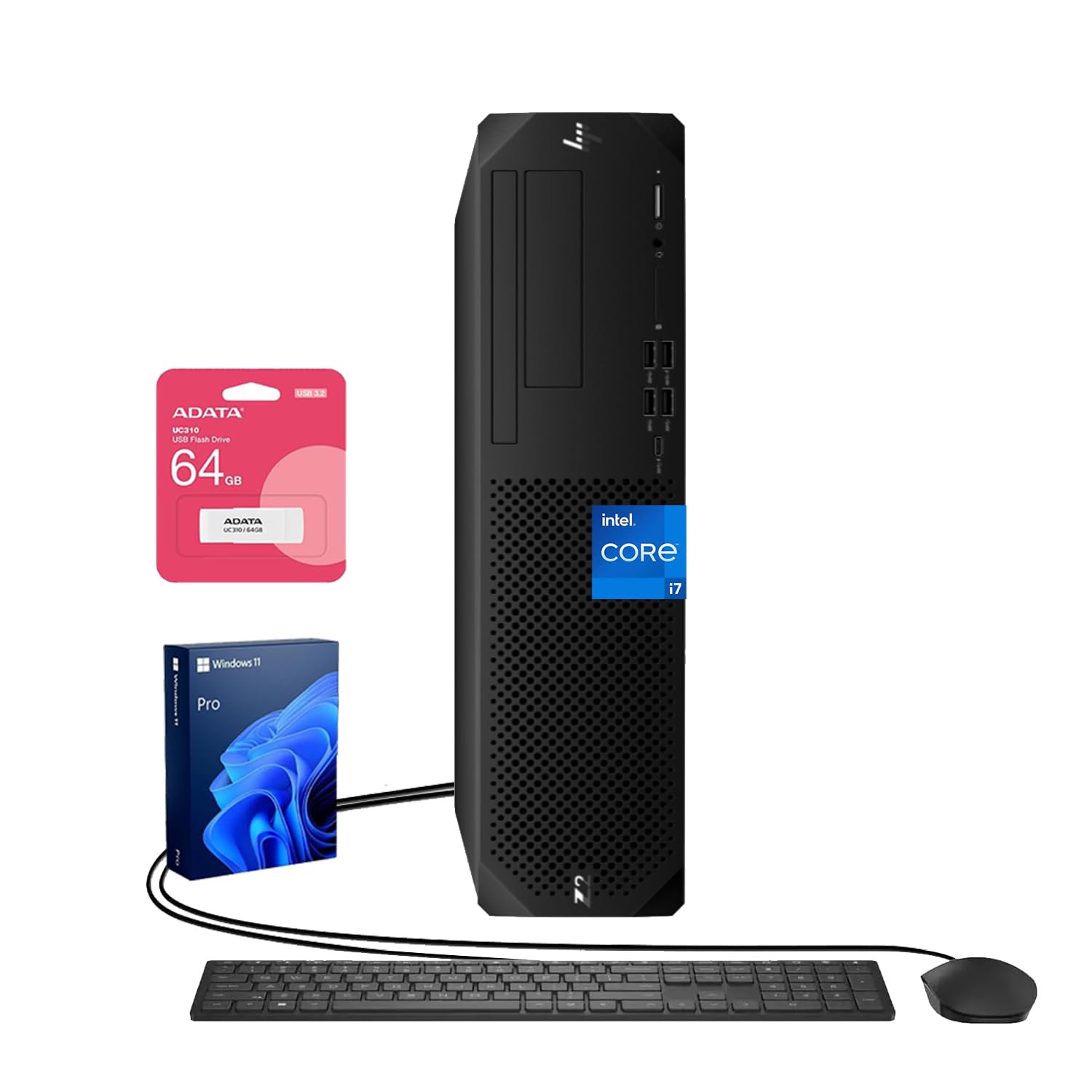 Workstation PC — Core i7-14700K · 64GB RAM 6000MHz · RX 7800 XT OC 16GB · 1TB NVMe SSD