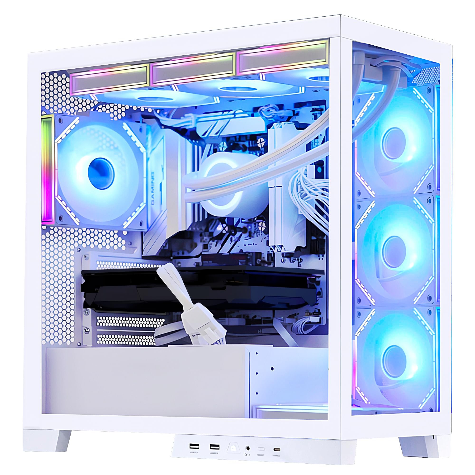 Gaming PC — Ryzen 5 7600X · 32GB RAM 6000MHz · RX 7800 XT Gaming OC 16GB · 1TB NVMe SSD