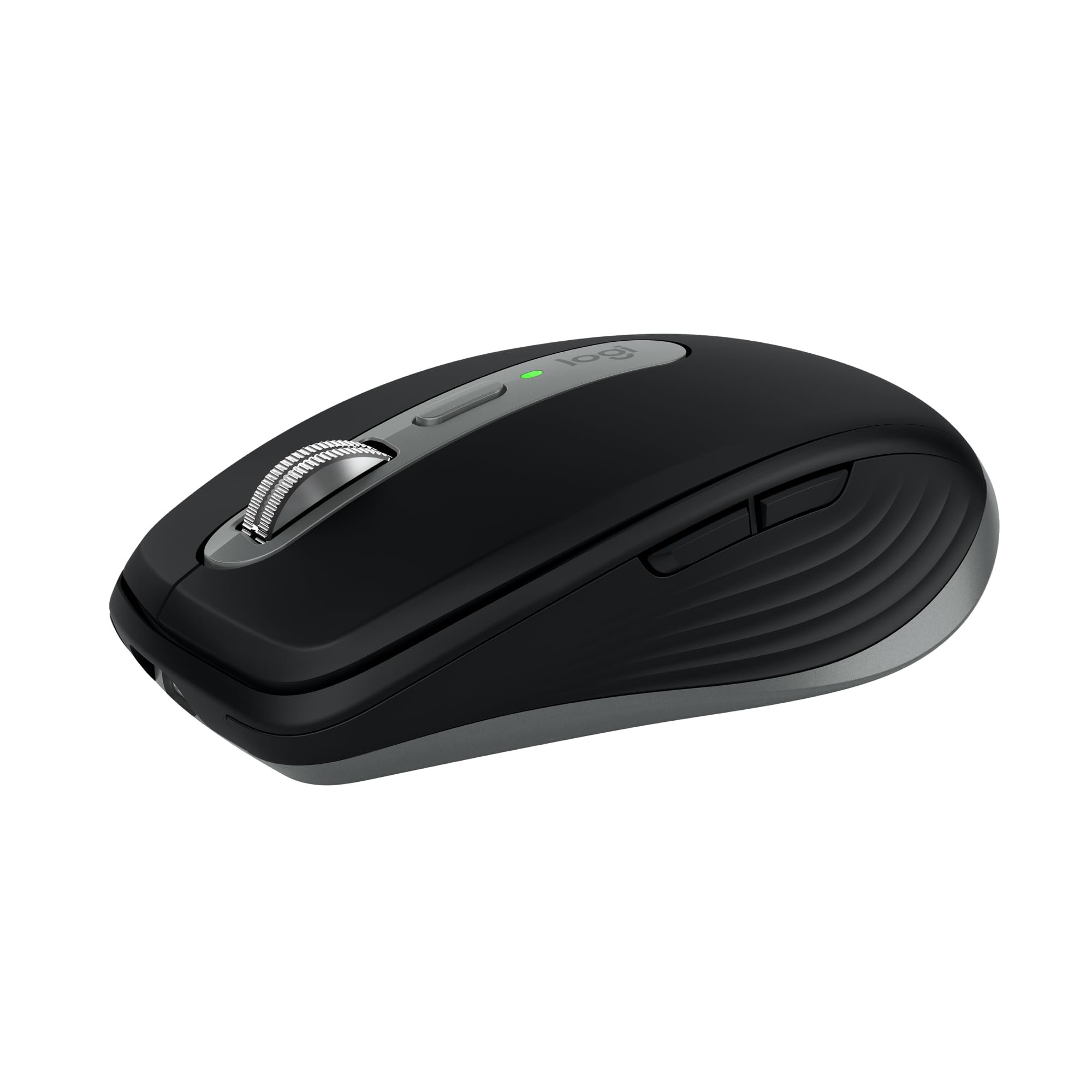 Logitech MX Anywhere 3S Compact Wireless Mouse, 8K DPI Any Surface Tracking, Quiet Click, Programmable, USB C, Bluetooth - Black