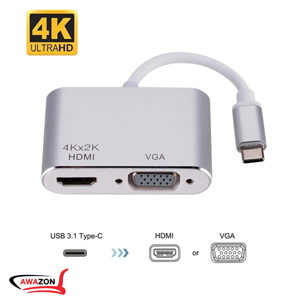 Type-C to HDMI & VGA