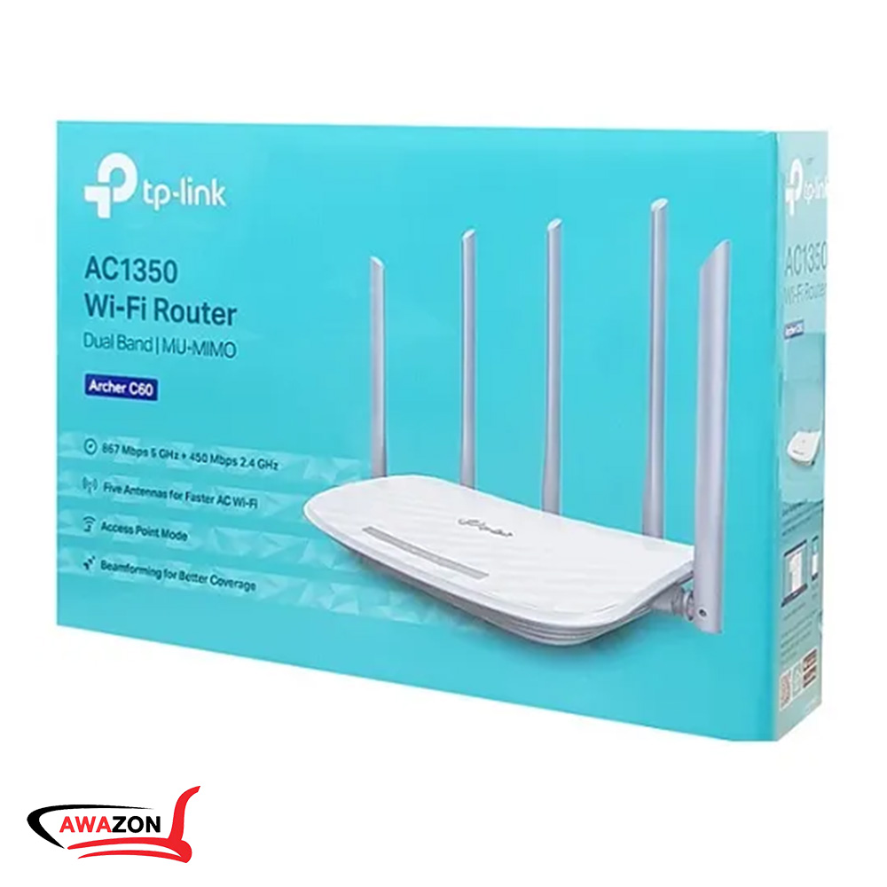 TP-Link Router Archer C60 Wi-Fi AC1350 5GHZ