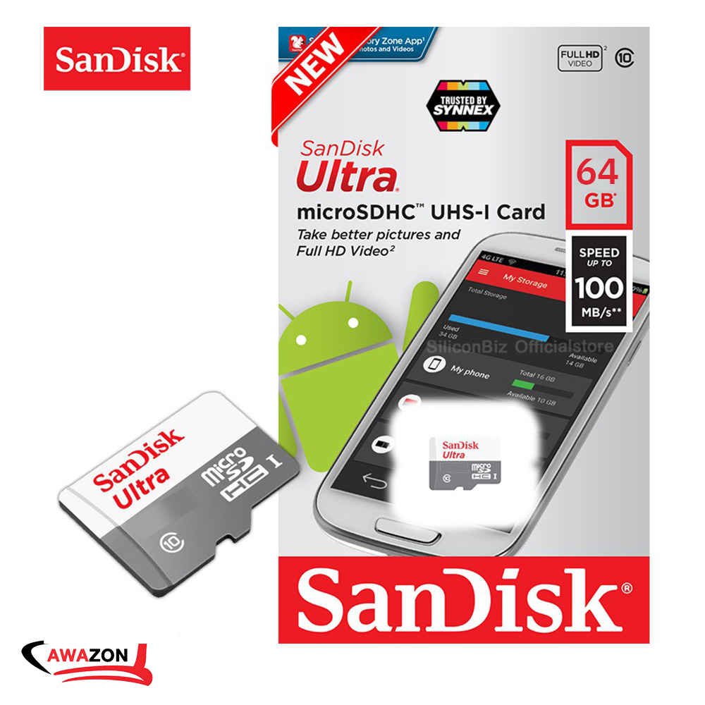 Micro SD Card 64GB sandisk