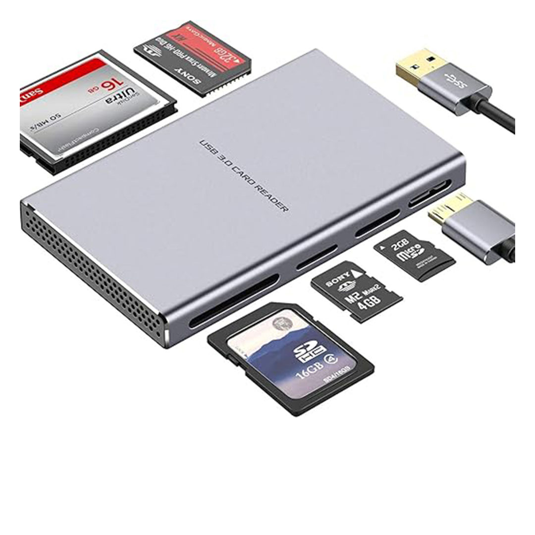 Card Reader 5 in 1 Aluminium Alloy