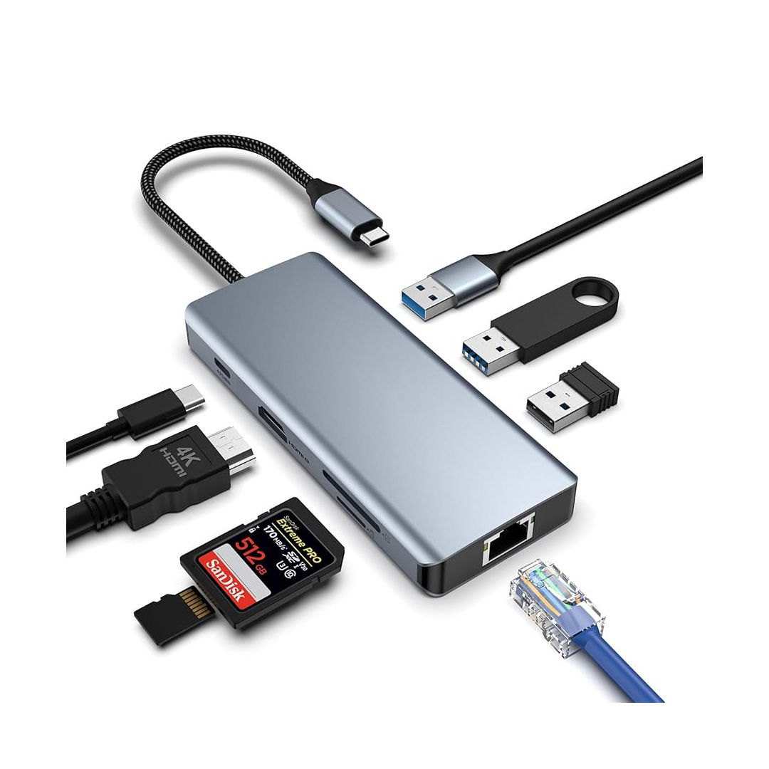 USB Type-C Hub 8 in 1 HB042