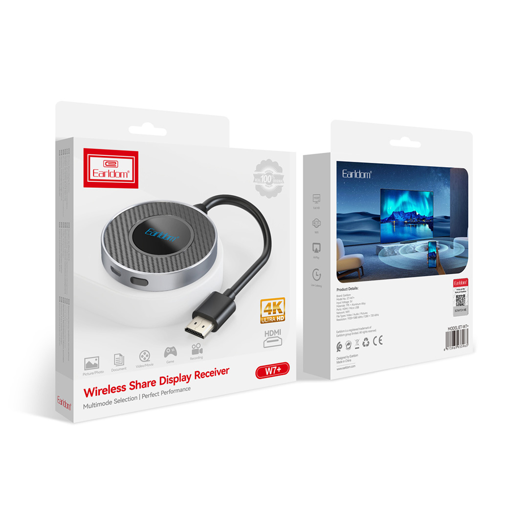 Wireless Display Dongle ET-W7+ Earldom