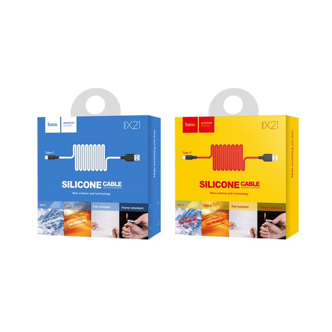 hoco Silicone Cable Type-C X21