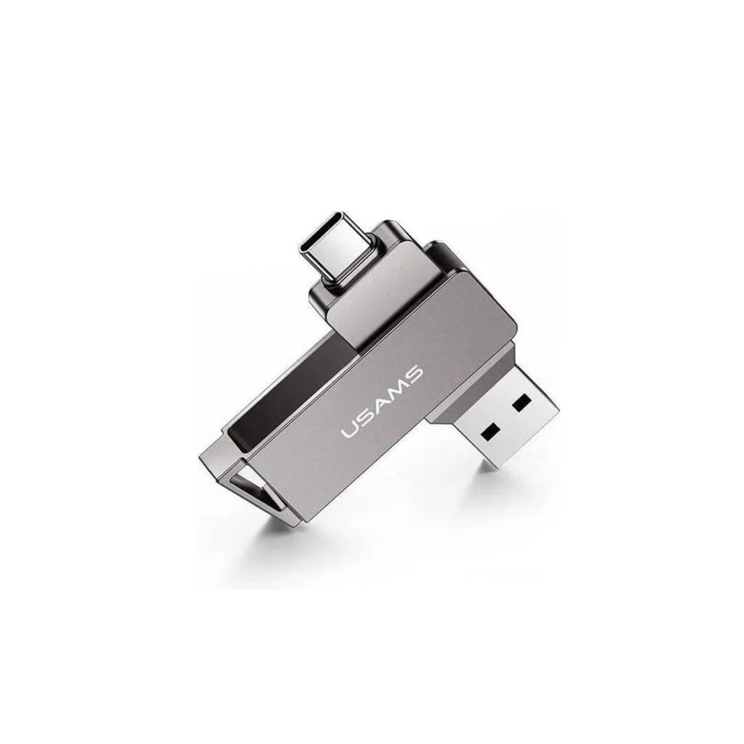 Flash Memory 128GB Usams USB and Type-C