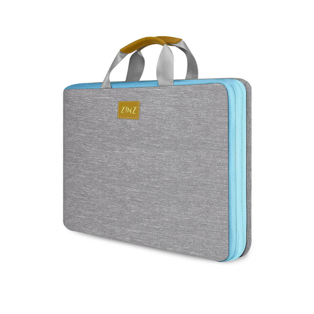 Bag Laptop ZINZ Slim Silver Sky Blue