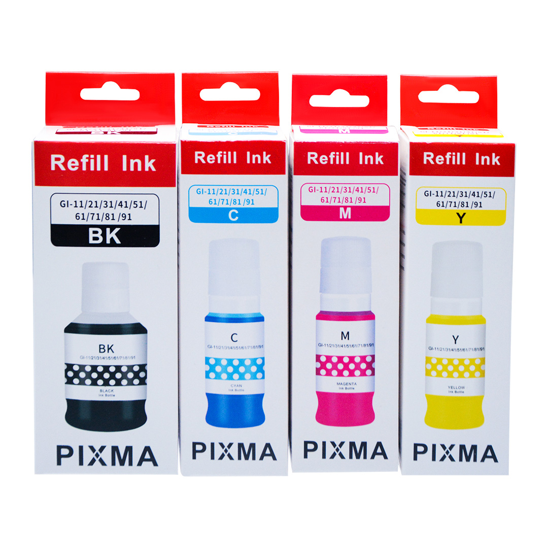 Refill Ink For Canon Pixma GL-11/21/31/41/51/61/71/81/91 70ml