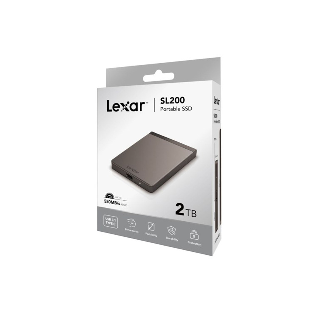 Hard External Lexar 2TB SSD SL200