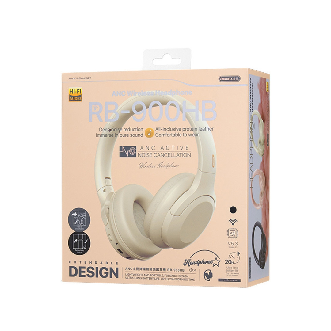 ANC Wireless Headphone Remax RB-900HB Bluetooth