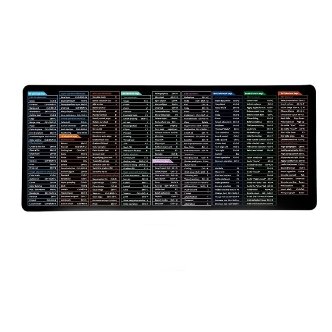 Mouse Pad 30*59 Shortcut