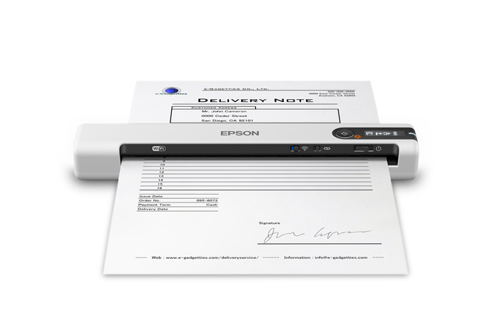 Epson Scanner WorkForce DS-80W Wireless Portable Battery
