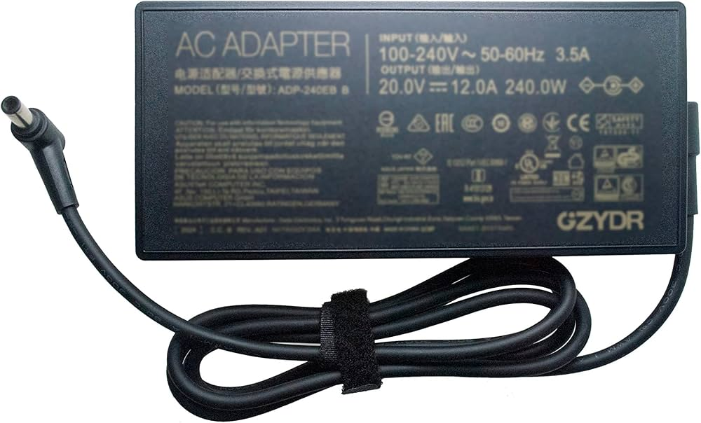 Charger Asus 20v 12A
