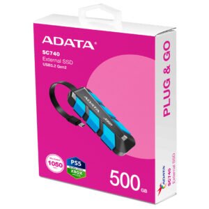 External Hard Adata 500GB SSD SC740 Type-C